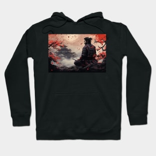 Meditating samurai Hoodie